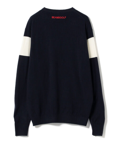 BEAMS GOLF ORANGE LABEL ラインロゴ 14ゲージ ニット BEAMS GOLF（ビームスゴルフ）の「＜MEN＞BEAMS GOLF ORANGE LABEL