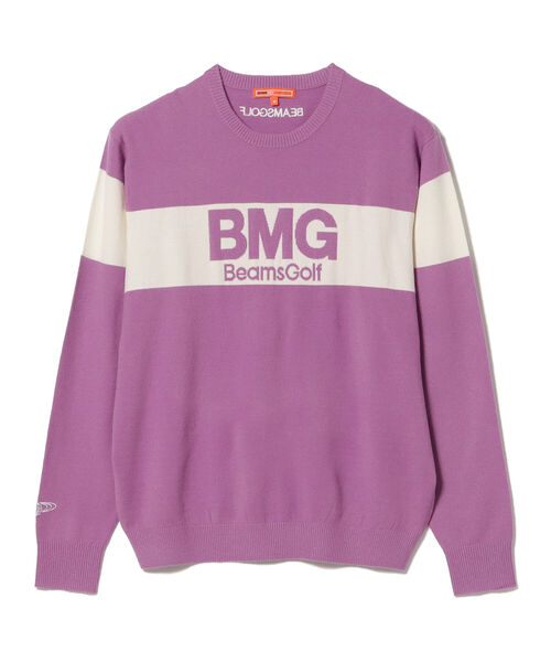 BEAMS GOLF ORANGE LABEL ラインロゴ 14ゲージ ニット BEAMS GOLF（ビームスゴルフ）の「＜MEN＞BEAMS GOLF ORANGE LABEL