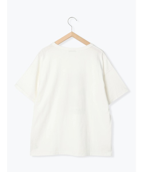 Samansa Mos2（サマンサ モスモス）の「【miyuki matsuo×Samansa Mos2】プリントTシャツ（Tシャツ/カットソー・レディース・オフホワイト/チャコール/キナリ・ﾌﾘ-）」の13枚目の写真