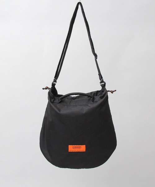 UNIVERSAL OVERALL（ユニバーサルオーバーオール）の「コットンギャバジンツイル 2WAY ショルダートート（ショルダーバッグ・メンズ・ブラック/ベージュ・FREE）」の12枚目の写真