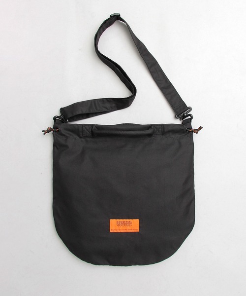 UNIVERSAL OVERALL（ユニバーサルオーバーオール）の「コットンギャバジンツイル 2WAY ショルダートート（ショルダーバッグ・メンズ・ブラック/ベージュ・FREE）」の6枚目の写真