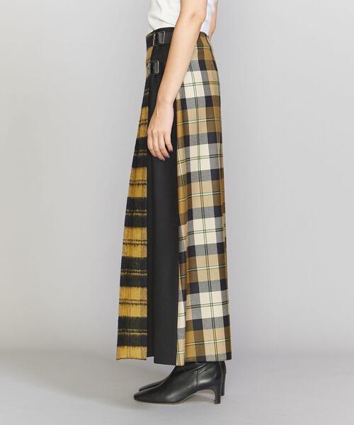 O'NEIL of DUBLIN(オニールオブダブリン)の「<O'NEIL of DUBLIN>パッチワーク キルト ラップ スカート(スカート・レディース・イエロー・10)」の3枚目の写真