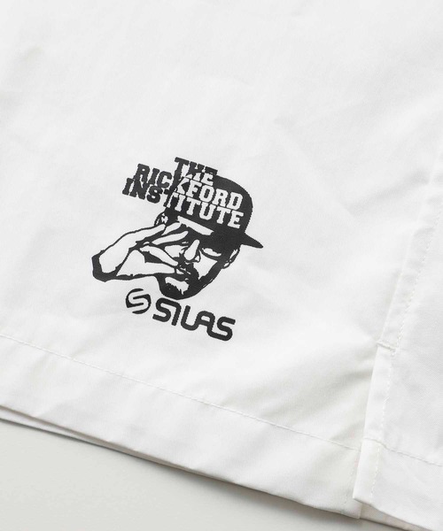 SILAS（サイラス）の「SILASxRICK FORD L/S OPEN COLLAR SHIRT（シャツ/ブラウス・メンズ・ブラック/ホワイト・M/L/XL）」の7枚目の写真