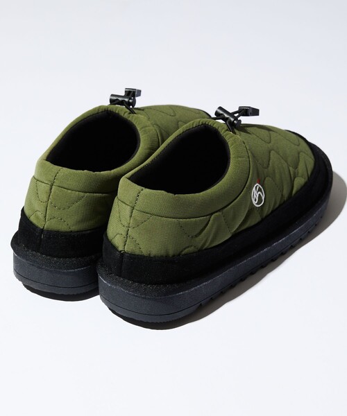 FREAK'S STORE（フリークスストア）の「WEB限定 FREAK'S STORE OUTDOORS/フリークスアウトドアーズ キルティングモックシューズ/スリッポン（スリッポン・メンズ・ブラック/オリーブ・28/25/24/26/27/23）」の4枚目の写真