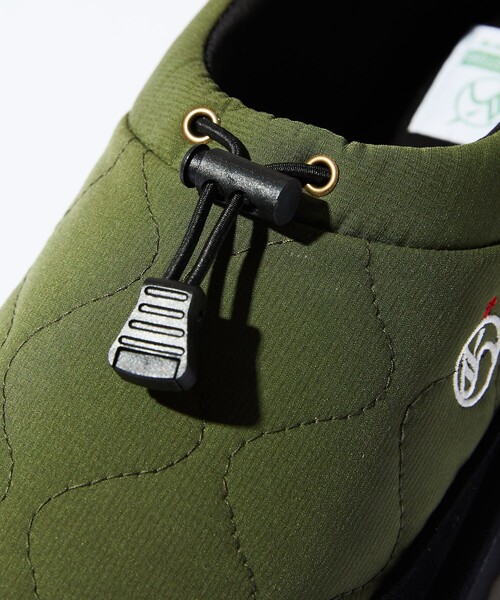 FREAK'S STORE（フリークスストア）の「WEB限定 FREAK'S STORE OUTDOORS/フリークスアウトドアーズ キルティングモックシューズ/スリッポン（スリッポン・メンズ・ブラック/オリーブ・28/25/24/26/27/23）」の5枚目の写真