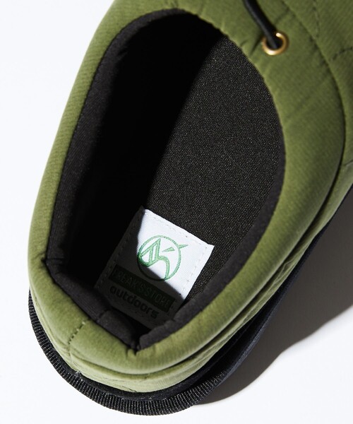 FREAK'S STORE（フリークスストア）の「WEB限定 FREAK'S STORE OUTDOORS/フリークスアウトドアーズ キルティングモックシューズ/スリッポン（スリッポン・メンズ・ブラック/オリーブ・28/25/24/26/27/23）」の8枚目の写真