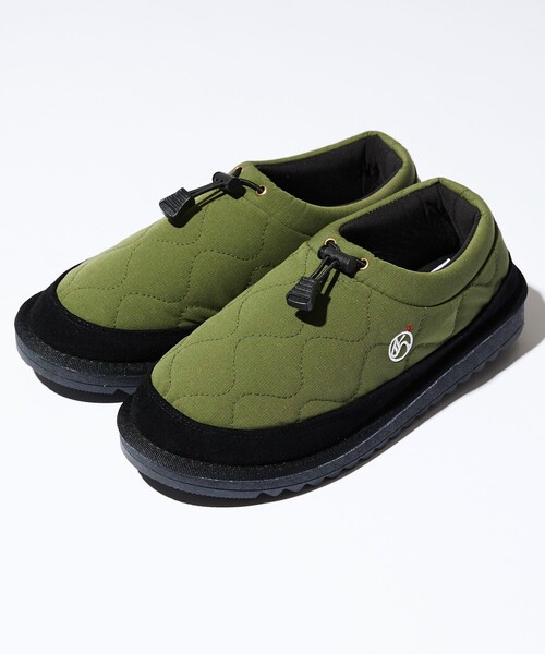 FREAK'S STORE（フリークスストア）の「WEB限定 FREAK'S STORE OUTDOORS/フリークスアウトドアーズ キルティングモックシューズ/スリッポン（スリッポン・メンズ・ブラック/オリーブ・28/25/24/26/27/23）」の12枚目の写真