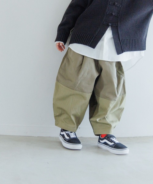 LOWRYS FARM（ローリーズファーム）の「コットンエッグパンツ　164314（その他パンツ・キッズ・ブラック/カーキ/ピンク・110cm/120cm/130cm/140cm/150cm）」の3枚目の写真