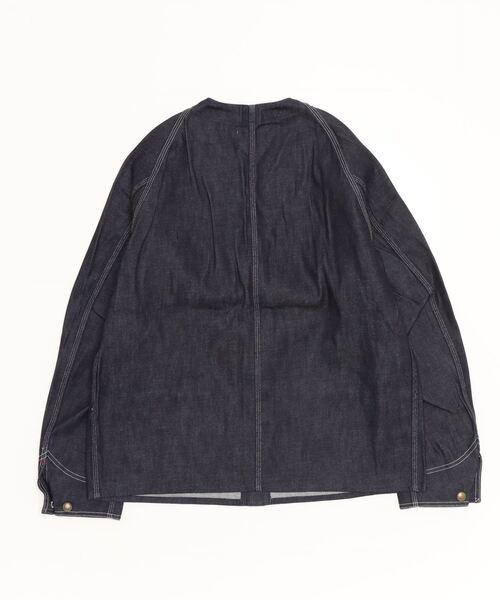 CAL O LINE(キャルオーライン)の「CAL O LINE × GORDON MILLER エンジニアズジャケット 202(カバーオール・メンズ・インディゴブルー・M/L)」の19枚目の写真