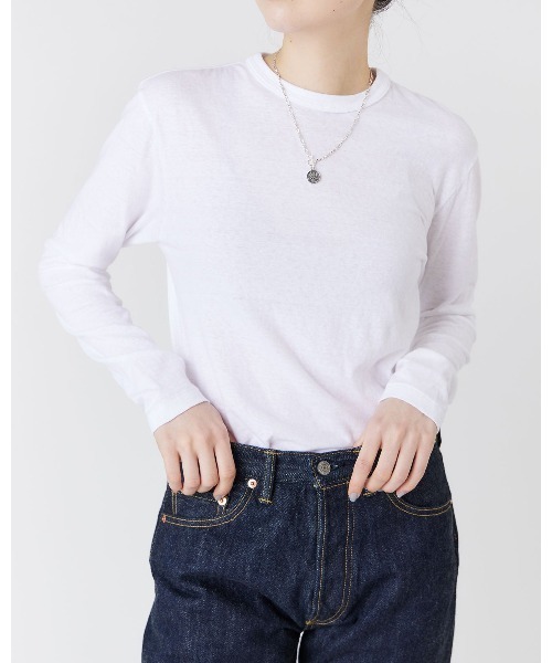 THE SHINZONE(ザ シンゾーン)の「THE SHINZONE GENERAL LONG SLEEVE 19AMSCU03(Tシャツ/カットソー・レディース・ホワイト/ブラック/グレー・FREE)」の7枚目の写真