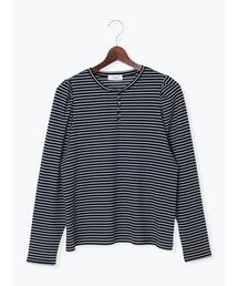 Te chichi TERRASSE | ボーダーパワーショルダープルオーバー(Tシャツ/カットソー)
