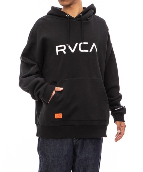 RVCA(ルーカ)の「RVCA メンズ RVCA HOODIE パーカー【2022年秋冬モデル】/ルーカロゴプルオーバーパーカー(パーカー・メンズ・ブラック/ベージュ/グリーン系その他・X-LARGE/SMALL/LARGE/MEDIUM)」の6枚目の写真