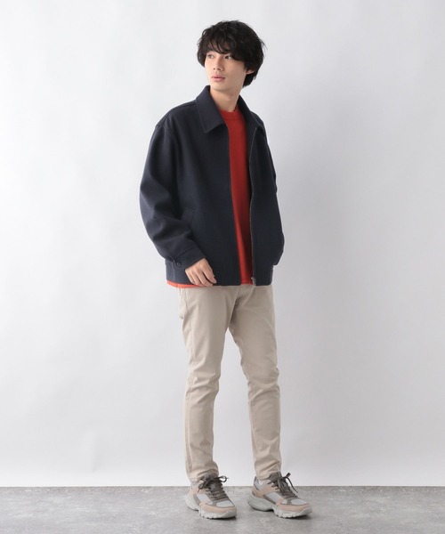 GLOBAL WORK（グローバルワーク）の「ウーリーテックZIPブルゾン