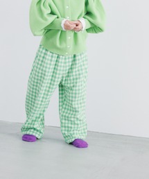 LOWRYS FARM | チェックイージーパンツ　169460(その他パンツ)