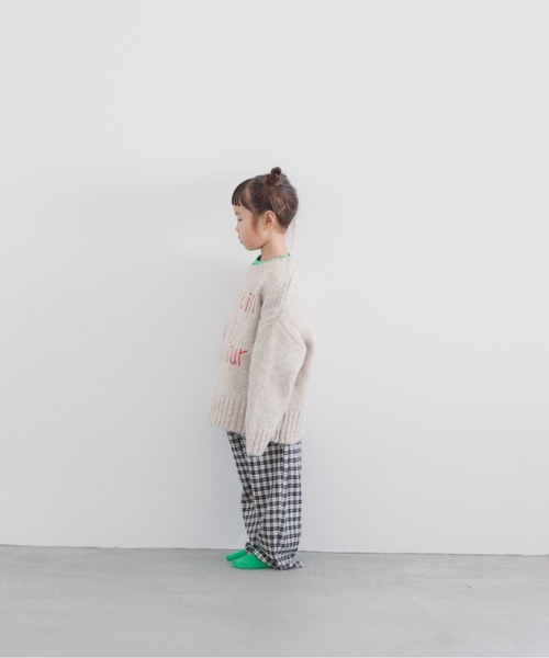 LOWRYS FARM（ローリーズファーム）の「チェックイージーパンツ　169460（その他パンツ・キッズ・ブラック/ブラウン/グリーン・110cm/120cm/130cm/140cm/150cm）」の5枚目の写真