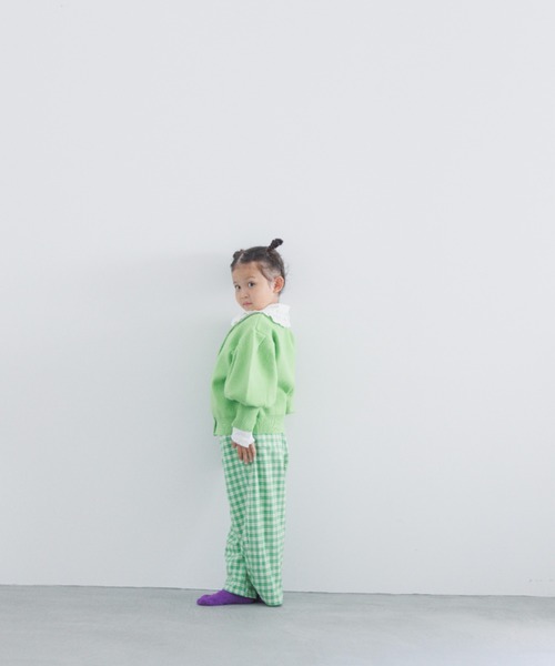 LOWRYS FARM（ローリーズファーム）の「チェックイージーパンツ　169460（その他パンツ・キッズ・ブラック/ブラウン/グリーン・110cm/120cm/130cm/140cm/150cm）」の9枚目の写真