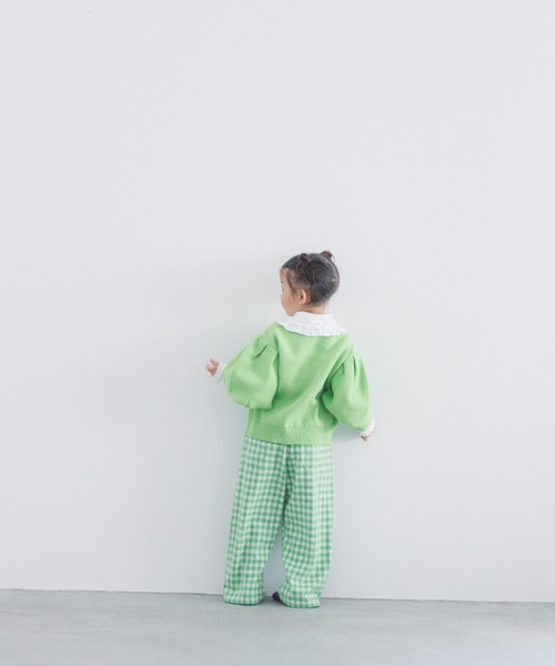 LOWRYS FARM（ローリーズファーム）の「チェックイージーパンツ　169460（その他パンツ・キッズ・ブラック/ブラウン/グリーン・110cm/120cm/130cm/140cm/150cm）」の10枚目の写真