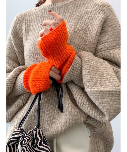 LEPSIM（レプシィム）の「リブアミアームウォーマー 299604（アーム