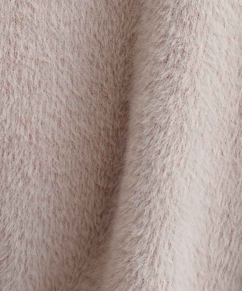 natural couture(ナチュラルクチュール)の「WEB限定カラーあり/前後2WAYカラーシャギーニット(ニット/セーター・レディース・ブラック/オフホワイト/サックスブルー/ライム/ブラウン/ピンクベージュ・FREE)」の22枚目の写真