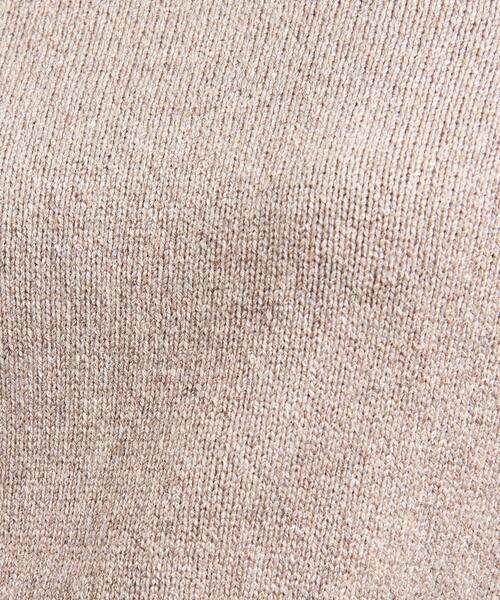 UNITED ARROWS（ユナイテッドアローズ）の「LILY ショート タートル ニット（ニット/セーター・レディース・パープル/ベージュ/ブラック・FREE）」の8枚目の写真