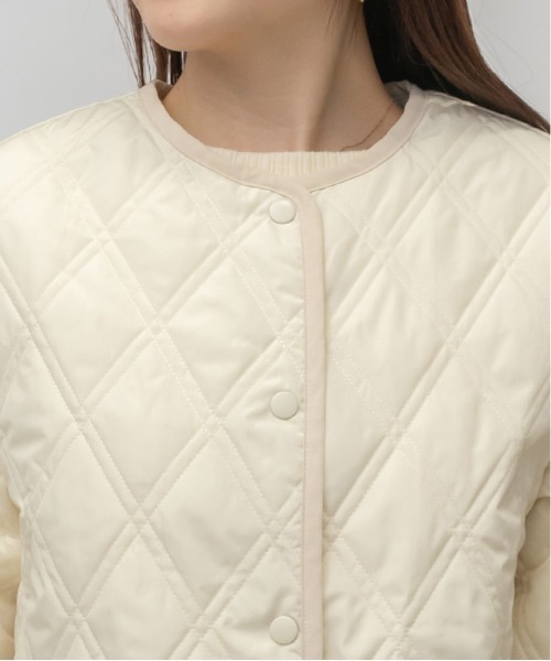 RANDA（ランダ）の「キルティング×ボア3WAYブルゾン（ブルゾン・レディース・クリーム/カーキ/ベージュ・FREE）」の19枚目の写真