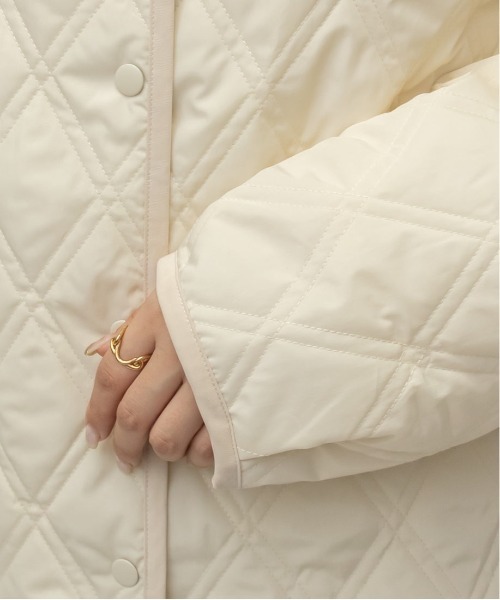 RANDA（ランダ）の「キルティング×ボア3WAYブルゾン（ブルゾン・レディース・クリーム/カーキ/ベージュ・FREE）」の20枚目の写真