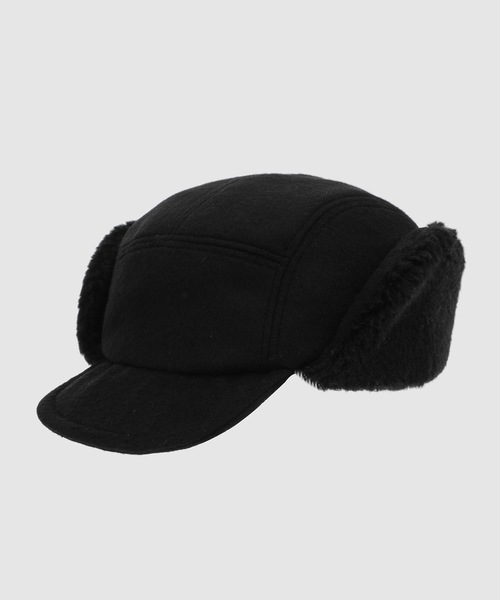 WhoWhat(フーワット)の「TRAPPER CAP(キャップ・メンズ・ブラック/ブラウン・FREE)」の1枚目の写真