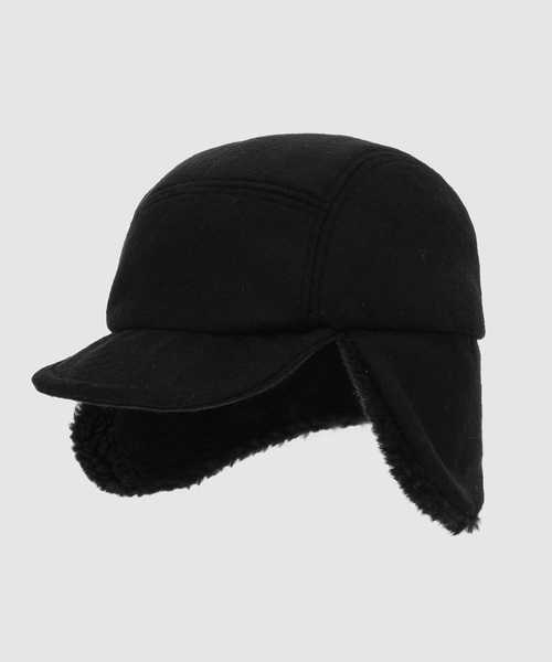 WhoWhat(フーワット)の「TRAPPER CAP(キャップ・メンズ・ブラック/ブラウン・FREE)」の5枚目の写真