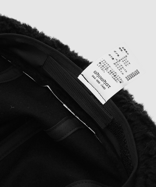 WhoWhat(フーワット)の「TRAPPER CAP(キャップ・メンズ・ブラック/ブラウン・FREE)」の4枚目の写真