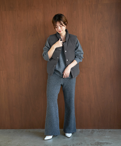 plage(プラージュ)の「Down ベスト(ダウンベスト・レディース・ブルー系その他/ブラック・36/38)」の3枚目の写真