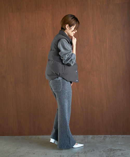 plage(プラージュ)の「Down ベスト(ダウンベスト・レディース・ブルー系その他/ブラック・36/38)」の4枚目の写真