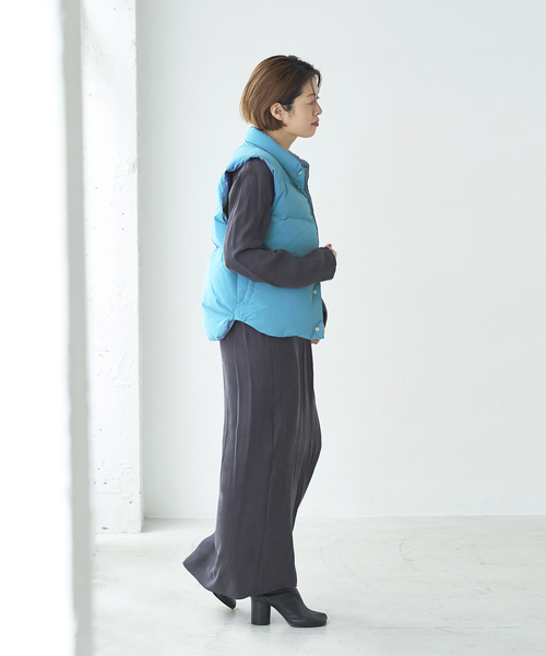 plage(プラージュ)の「Down ベスト(ダウンベスト・レディース・ブルー系その他/ブラック・36/38)」の21枚目の写真