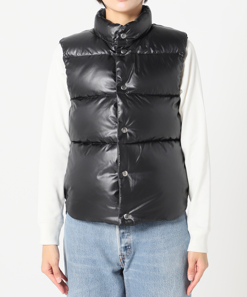 plage(プラージュ)の「Down ベスト(ダウンベスト・レディース・ブルー系その他/ブラック・36/38)」の17枚目の写真