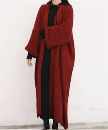 ロングニットカーディガン