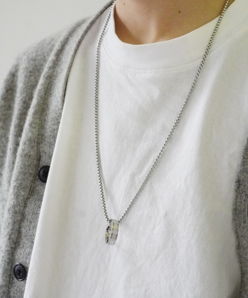 Port（ポート）の「シルバー チャーム メンズ ネックレス ( ユニ