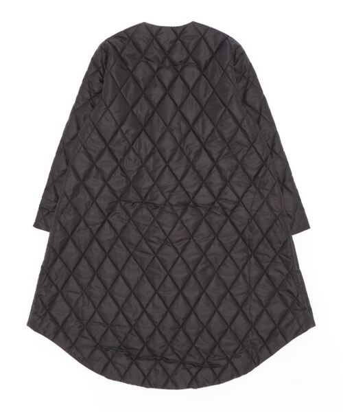 MIDIUMISOLID for Ladies キルティングAラインコートカーキ MIDIUMISOLID（ミディウミソリッド）の「MIDIUMISOLID for