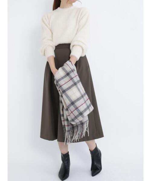 Te chichi（テチチ）の「フェザーヤーンニット（ニット/セーター・レディース・ベージュ/ブラウン/オフホワイト・ﾌﾘ-）」の13枚目の写真