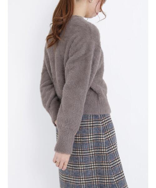 Te chichi（テチチ）の「フェザーヤーンニット（ニット/セーター・レディース・ベージュ/ブラウン/オフホワイト・ﾌﾘ-）」の16枚目の写真