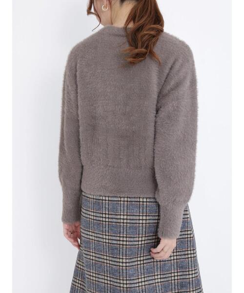 Te chichi（テチチ）の「フェザーヤーンニット（ニット/セーター・レディース・ベージュ/ブラウン/オフホワイト・ﾌﾘ-）」の17枚目の写真