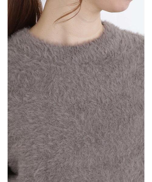 Te chichi（テチチ）の「フェザーヤーンニット（ニット/セーター・レディース・ベージュ/ブラウン/オフホワイト・ﾌﾘ-）」の18枚目の写真