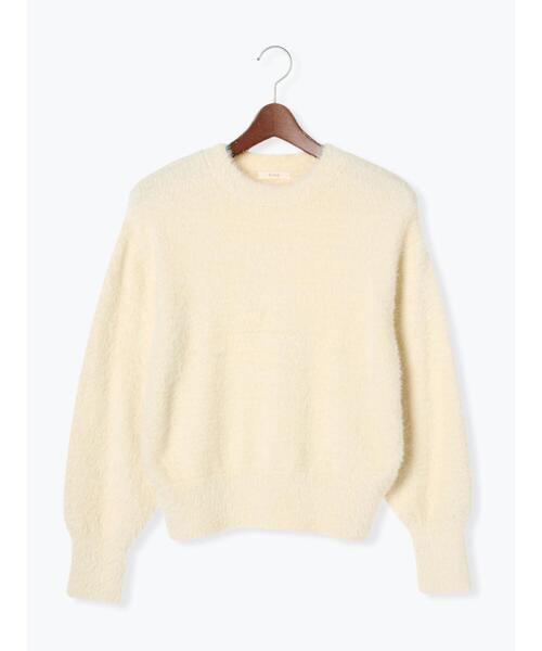 Te chichi（テチチ）の「フェザーヤーンニット（ニット/セーター・レディース・ベージュ/ブラウン/オフホワイト・ﾌﾘ-）」の22枚目の写真