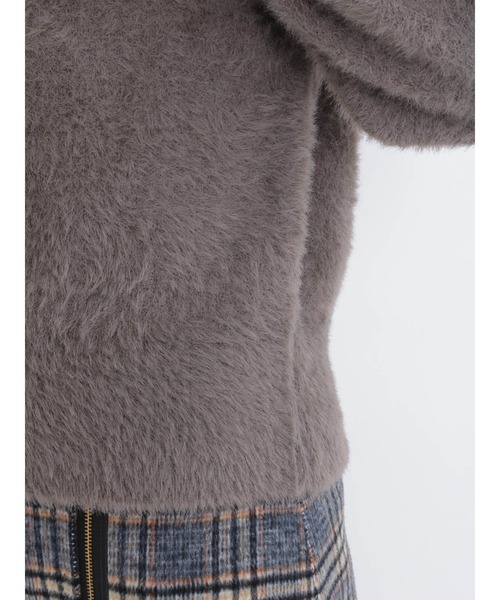 Te chichi（テチチ）の「フェザーヤーンニット（ニット/セーター・レディース・ベージュ/ブラウン/オフホワイト・ﾌﾘ-）」の12枚目の写真