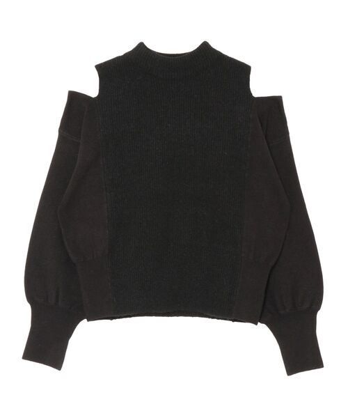 LAGUNAMOON（ラグナムーン）の「ショルダースリットニットプルオーバー（ニット/セーター・レディース・ブルー/アイボリー/ブラック・FREE）」の21枚目の写真