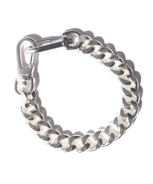 glamb(グラム)の「Curb Chain Bracelet / カーブチェーンブレスレット(ブレスレット・メンズ・シルバー・FREE)」の3枚目の写真