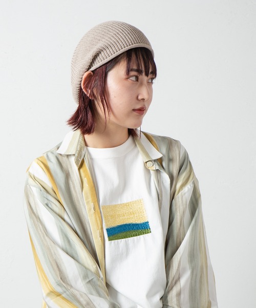 Rasta Knit Beret (Japanese Paper) / ラスタニットベレー 和紙