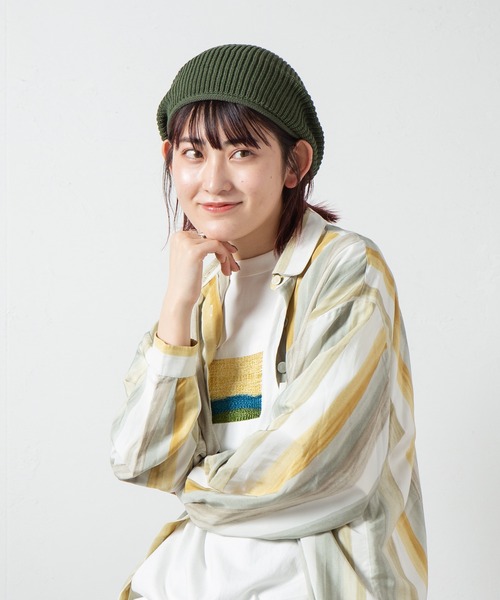 Rasta Knit Beret (Japanese Paper) / ラスタニットベレー 和紙（ハンチング/ベレー帽）｜RACAL（ラカル）