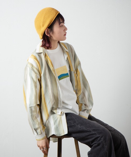Rasta Knit Beret (Japanese Paper) / ラスタニットベレー 和紙（ハンチング/ベレー帽）｜RACAL（ラカル）