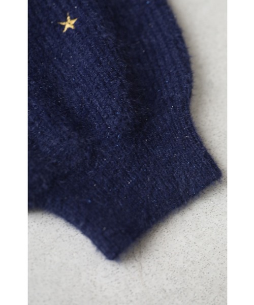 cawaii(カワイイ)の「夜空に浮かぶ回転木馬の刺繍ニットプルオーバーネイビートップス(ニット/セーター・レディース・ネイビー・FREE)」の15枚目の写真