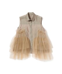 Ray BEAMS | Chika Kisada × Ray BEAMS / 別注 オーガンジー ブラウス(シャツ/ブラウス)