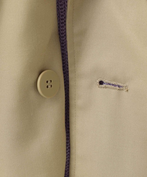 BAYFLOW（ベイフロー）の「ロングトレンチコート（トレンチコート・レディース・ネイビー/ベージュ・SMALL/MEDIUM）」の19枚目の写真